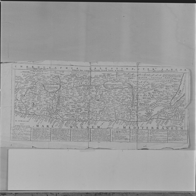 carta topografica della Palestina