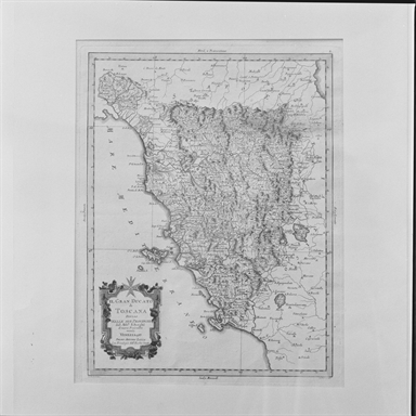 carta geografica del Granducato di Toscana