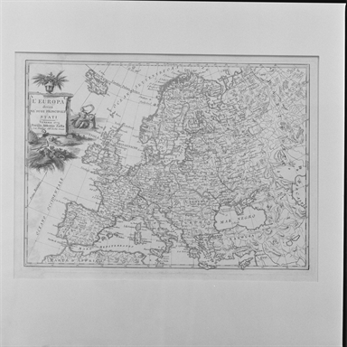 carta geografica d'Europa