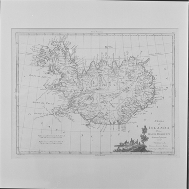 carta geografica dell'Islanda