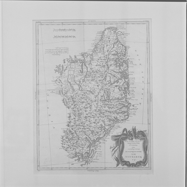 carta geografica della Norvegia