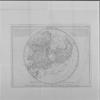 carta geografica dell'Emisfero settentrionale