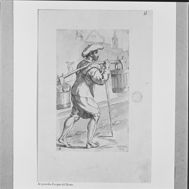 Arte per via: portatore d'acqua