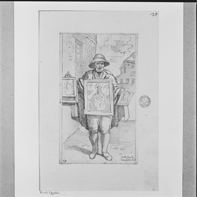 Arte per via: venditore di quadri