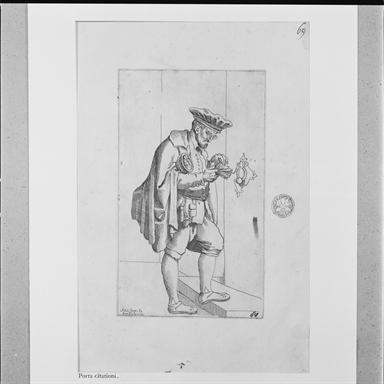 Arte per via: banditore giudiziario
