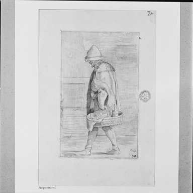 Arte per via: venditore di acquavite
