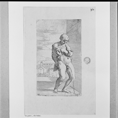 Arte per via: figura maschile che urina