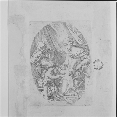 Madonna con Bambino, San Giovannino, Sant'Elisabetta