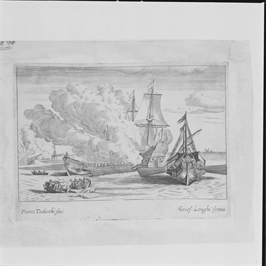scena di battaglia navale