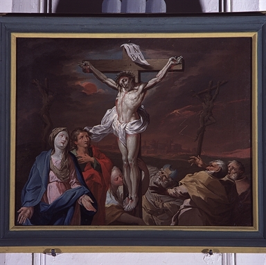 stazione XI: Gesù inchiodato alla croce