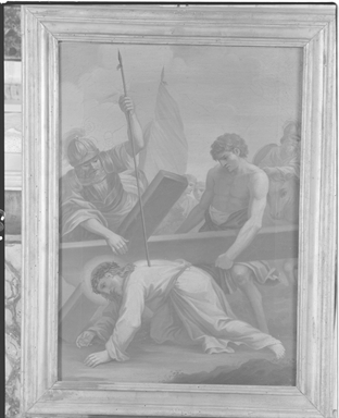 stazione III: Gesù cade sotto la croce la prima volta