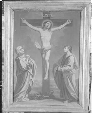 stazione XII: Gesù innalzato e morto in croce