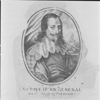 Ritratto di Gustave Horn generale svedese