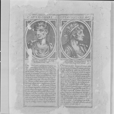 Giulio Cesare e Ottaviano Augusto