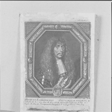 Ritratto di Henry de Lorraine duca di Guisa