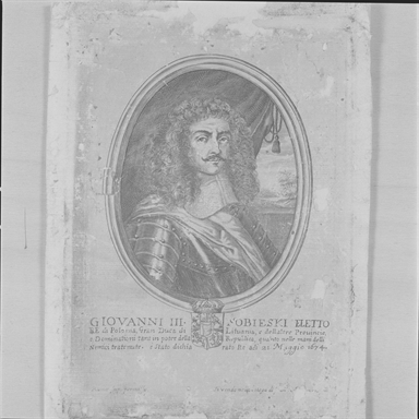 Ritratto del re di Polonia Giovanni III Sobieski
