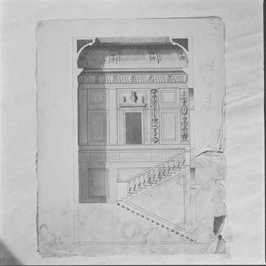 spaccato per scala nobile