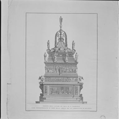 prospetto dell'arca di S. Domenico