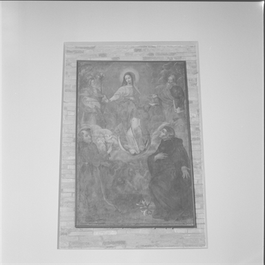 Madonna Immacolata tra San Domenico, Sant' Antonio da Padova, San Giuseppe e San Giovanni Evangelista