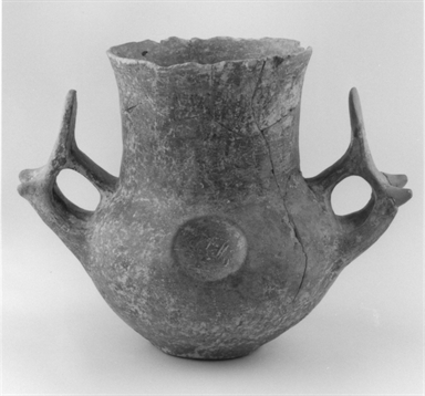 Anfora con alto collo cilindrico