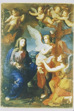 Madonna Addolorata con simboli della Passione