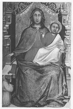 Madonna con Bambino in trono e donatore