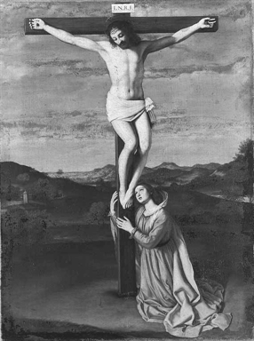 Cristo crocifisso con Santa Maria Maddalena