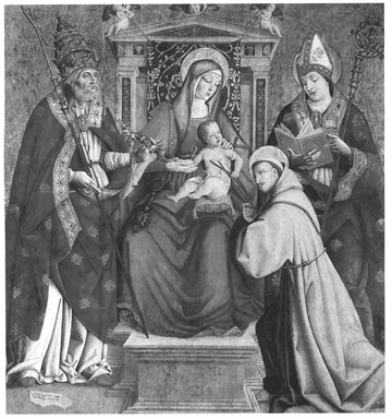 Madonna con Bambino, San Pietro, San Gennaro e San Francesco d'Assisi