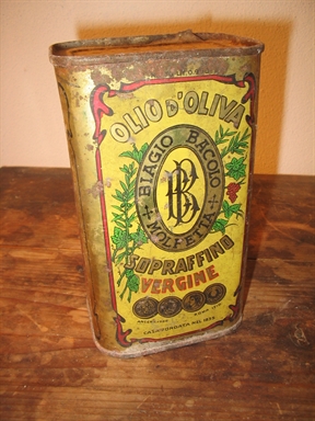 contenitore di olio da tavola