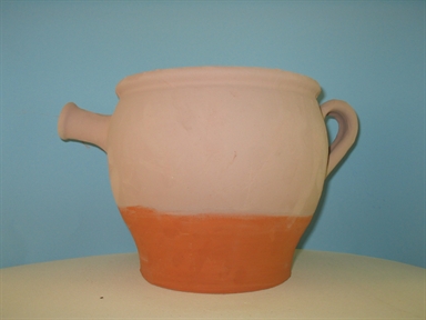 oggetto smaltato non cotto