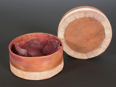 cassettina con terre colorate