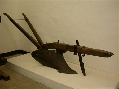 perticaro - piccolo aratro in legno e ferro