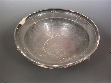 piatto cupo - piatto smaltato da minestra