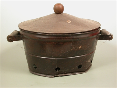 forno per arrosto - tegame in terracotta con coperchio