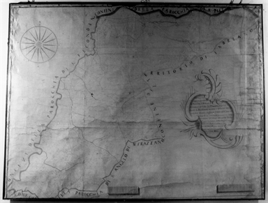 mappa del territorio di Sassoferrato