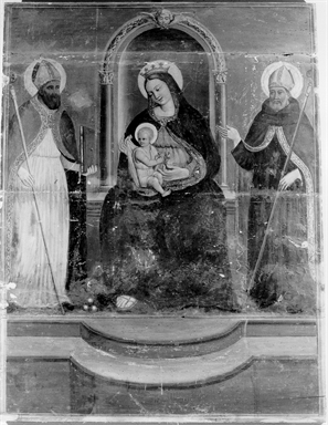 Madonna con Bambino in trono tra San Nicola da Bari e un Santo vescovo