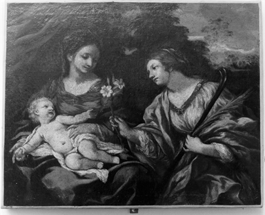 Madonna con Bambino e Santa Martina