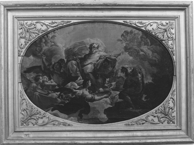 Mosè riceve da Dio le tavole della legge