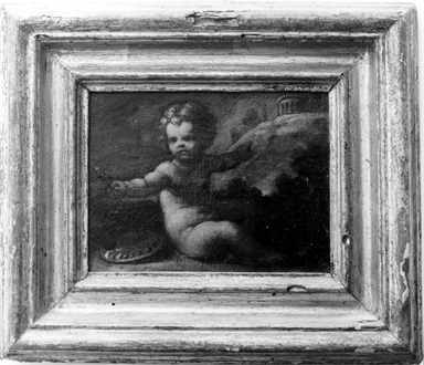 putto con tavolozza e pennelli