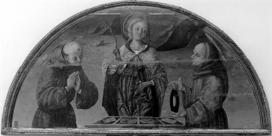 Santa Lucia, Sant'Antonio da Padova e San Bernardino da Siena