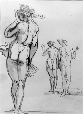studio di nudi femminili e virili