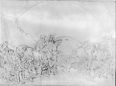 Cristo predica alle folle