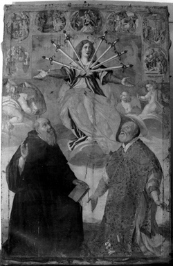 Madonna Addolorata con Sant'Antonio Abate e San Filippo Neri