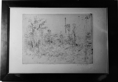 paesaggio con città