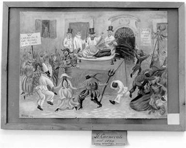 carnevale nel 1890 a Pollenza