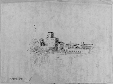 veduta della chiesa di San Gregorio a Trastevere