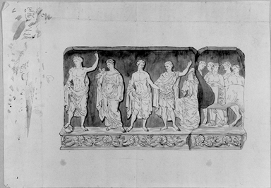 studio di bassorilievo romano