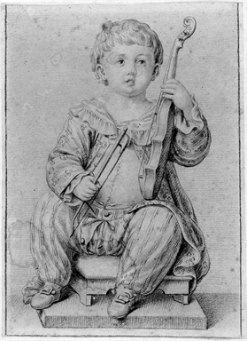 Bambino con violino