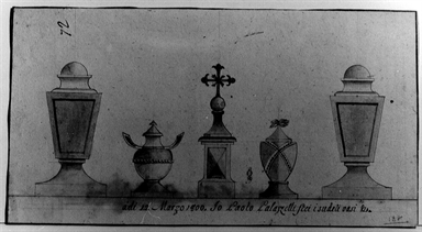 studio di vasi (recto)/ arcata (verso)