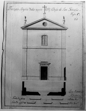 facciata della Chiesa di San Gervasio
